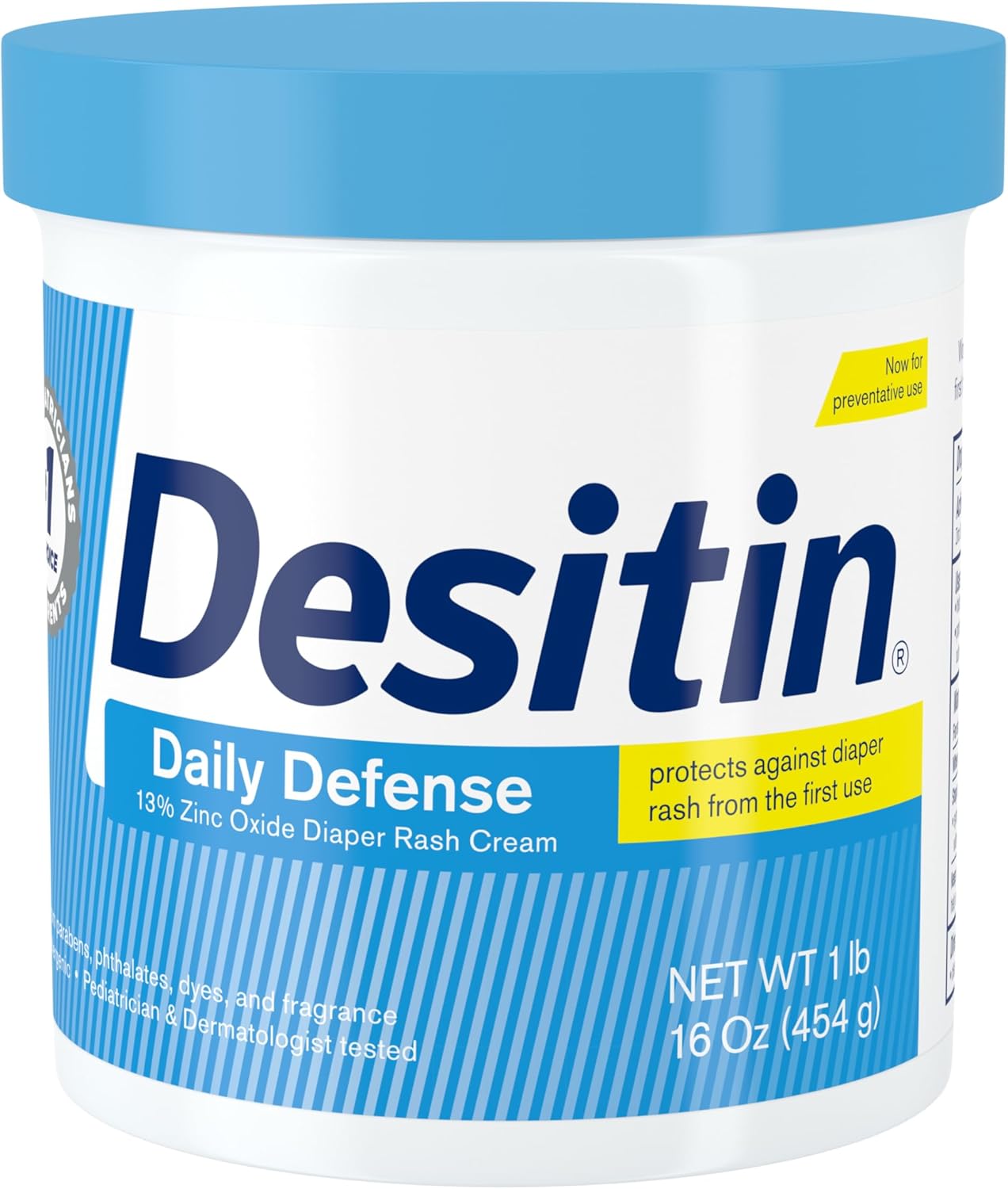 Desitin Azul, 454 gramas, creme para aliviar e previnir assaduras