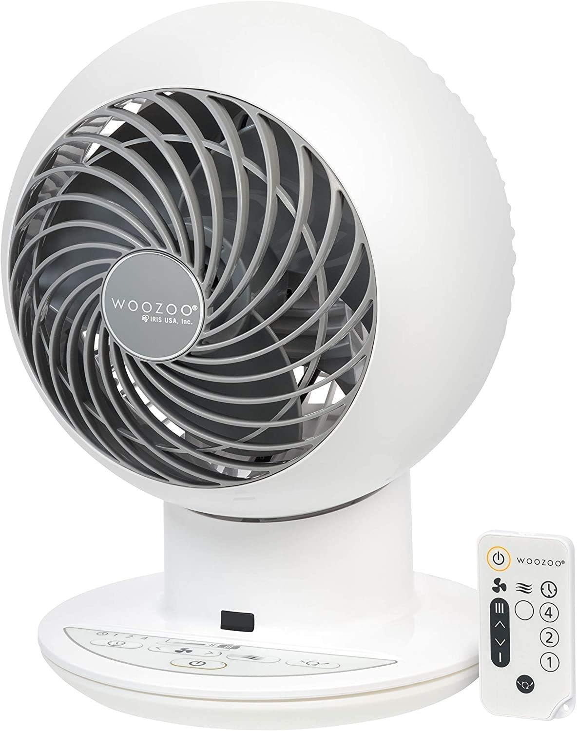 WOOZOO Air Circulator Fan with Remote, Oscillating, 5 Speeds, Quiet Motor